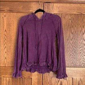 Purple Altar’d State Ruffle Top